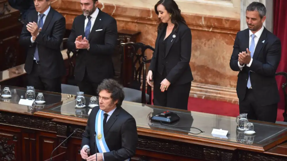 Javier Milei presentó el Presupuesto 2025 en el Congreso