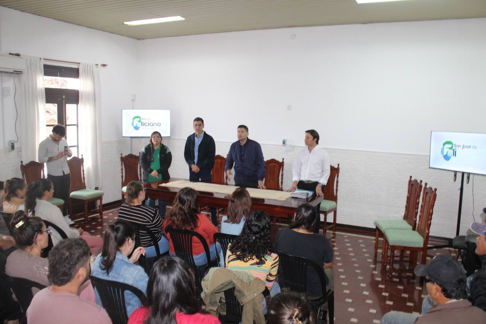 San José de Feliciano impulsa la producción local