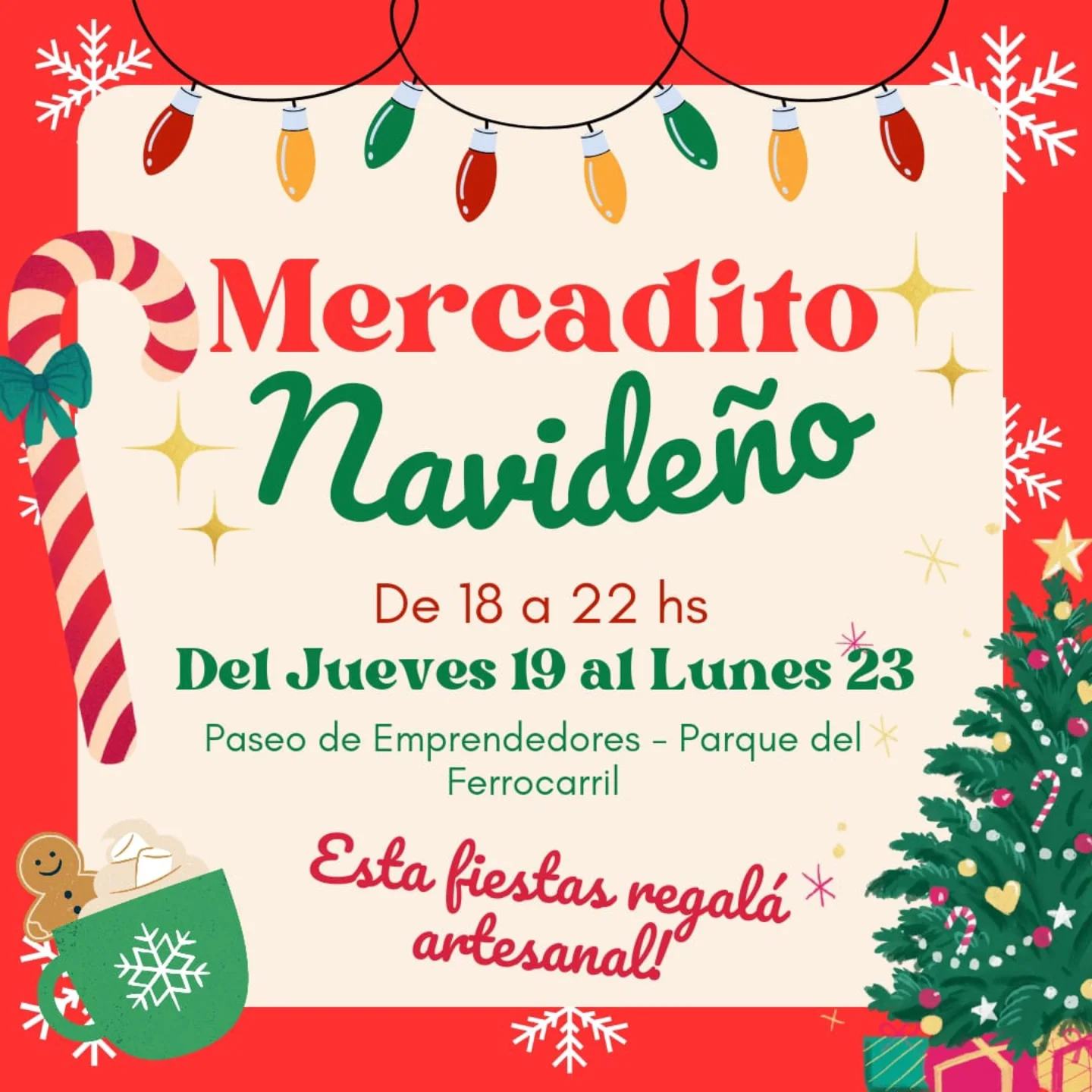 Galarza presenta su Mercadito Navideño