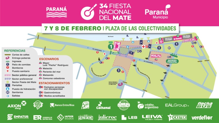 Hoy comienza la 34° Fiesta Nacional del Mate en Paraná