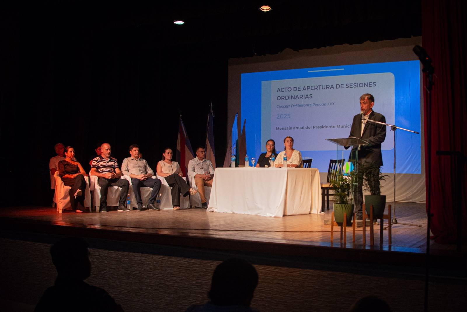 El intendente Ariel Müller abrió las sesiones ordinarias del Concejo Deliberante de Maciá