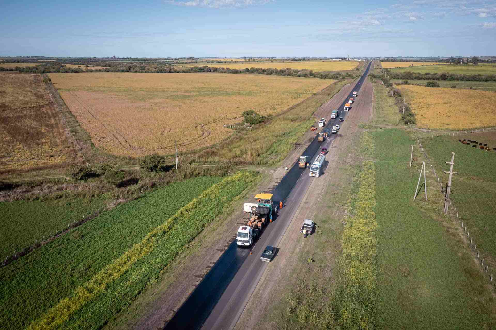 Avanza la obra de rehabilitación de la ruta provincial 32