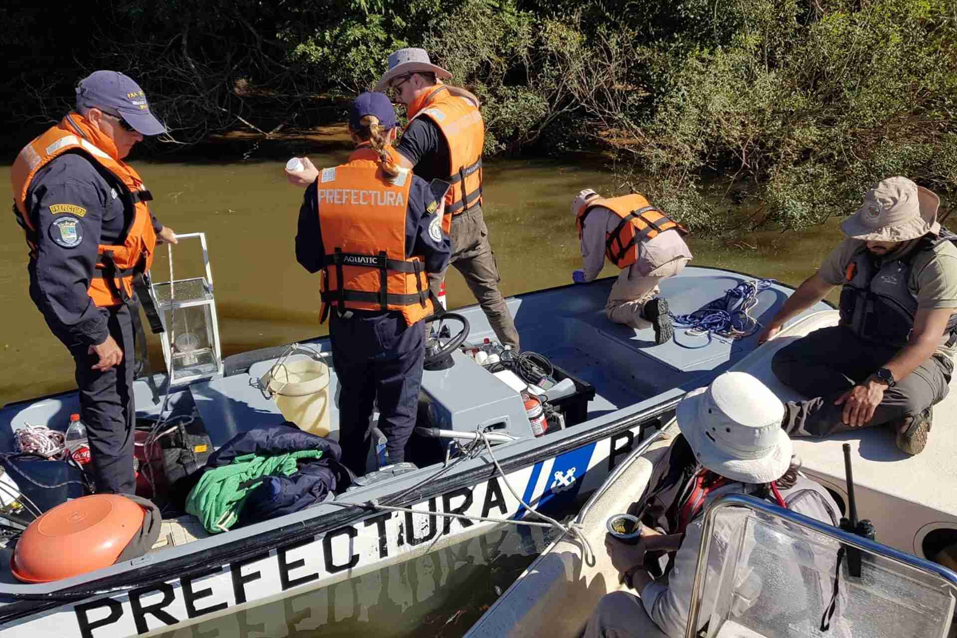 Estudio ambiental en Islas y Canales Verdes del Río Uruguay