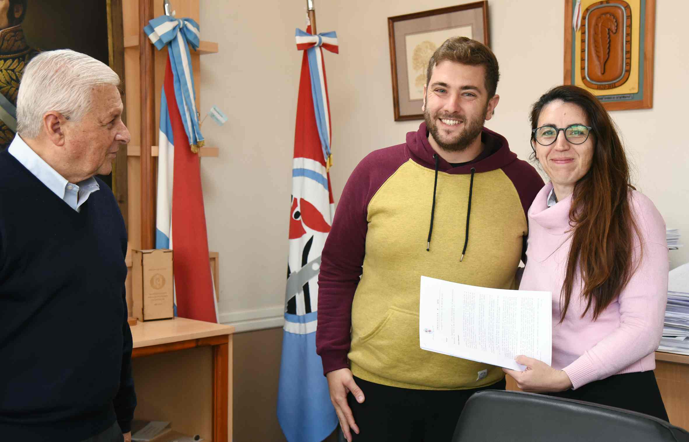 La Escuela «Roque Sáenz Peña» recibió un aporte municipal para refacciones