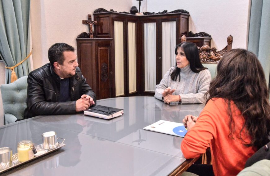 Aluani se reunió con los intendentes de Seguí y San Benito