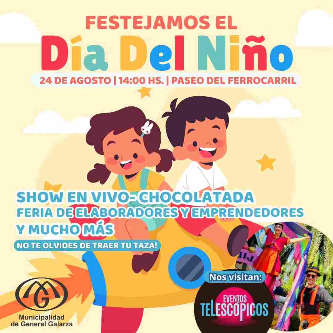 General Galarza celebra el Día del Niño