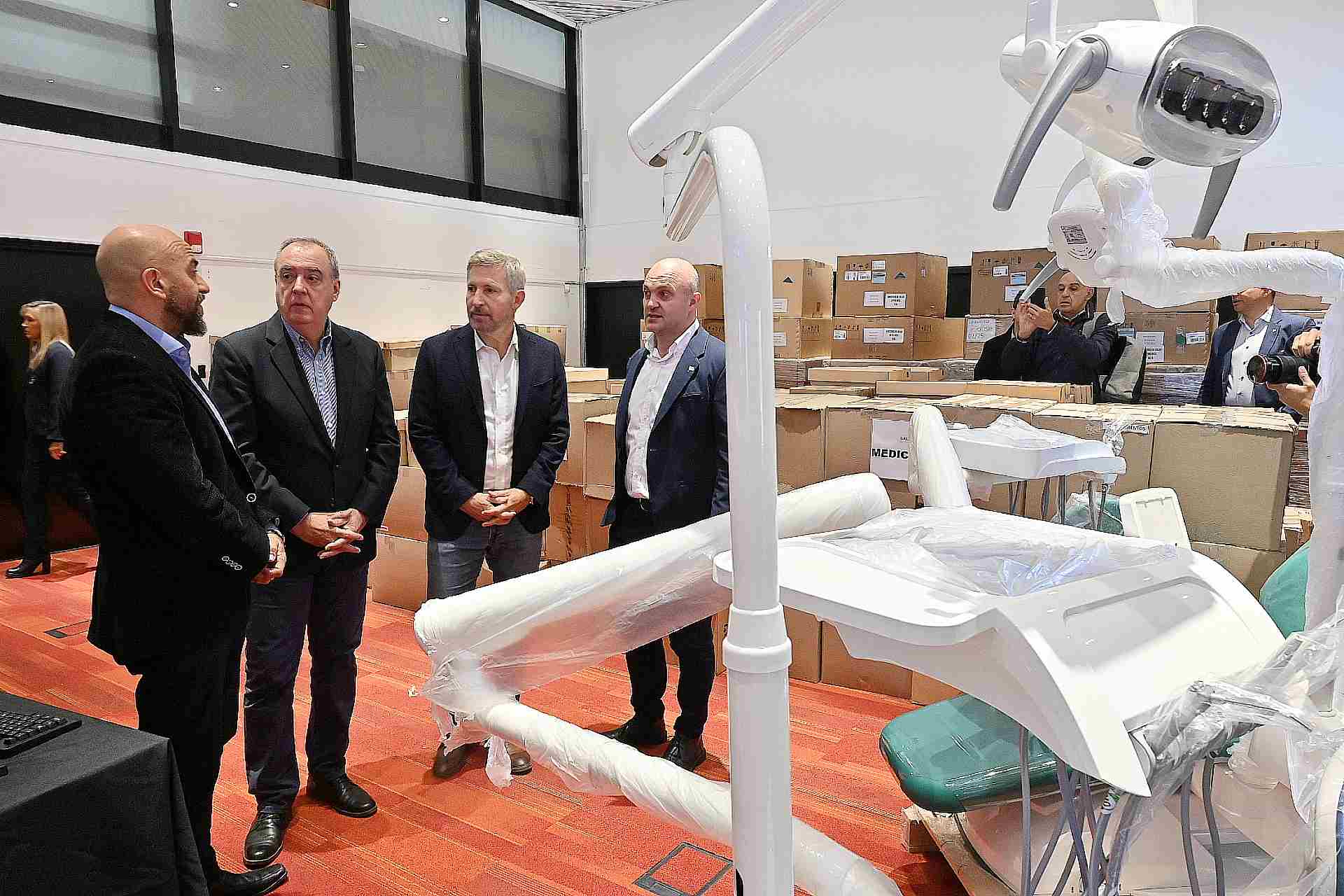 Frigerio recibió insumos y equipamiento de CTM por más de 3.000 millones de pesos para fortalecer la salud en Entre Ríos