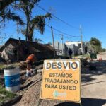Mejoras en la Fonda La Oriental: Construcción de veredas y restauración en Maciá