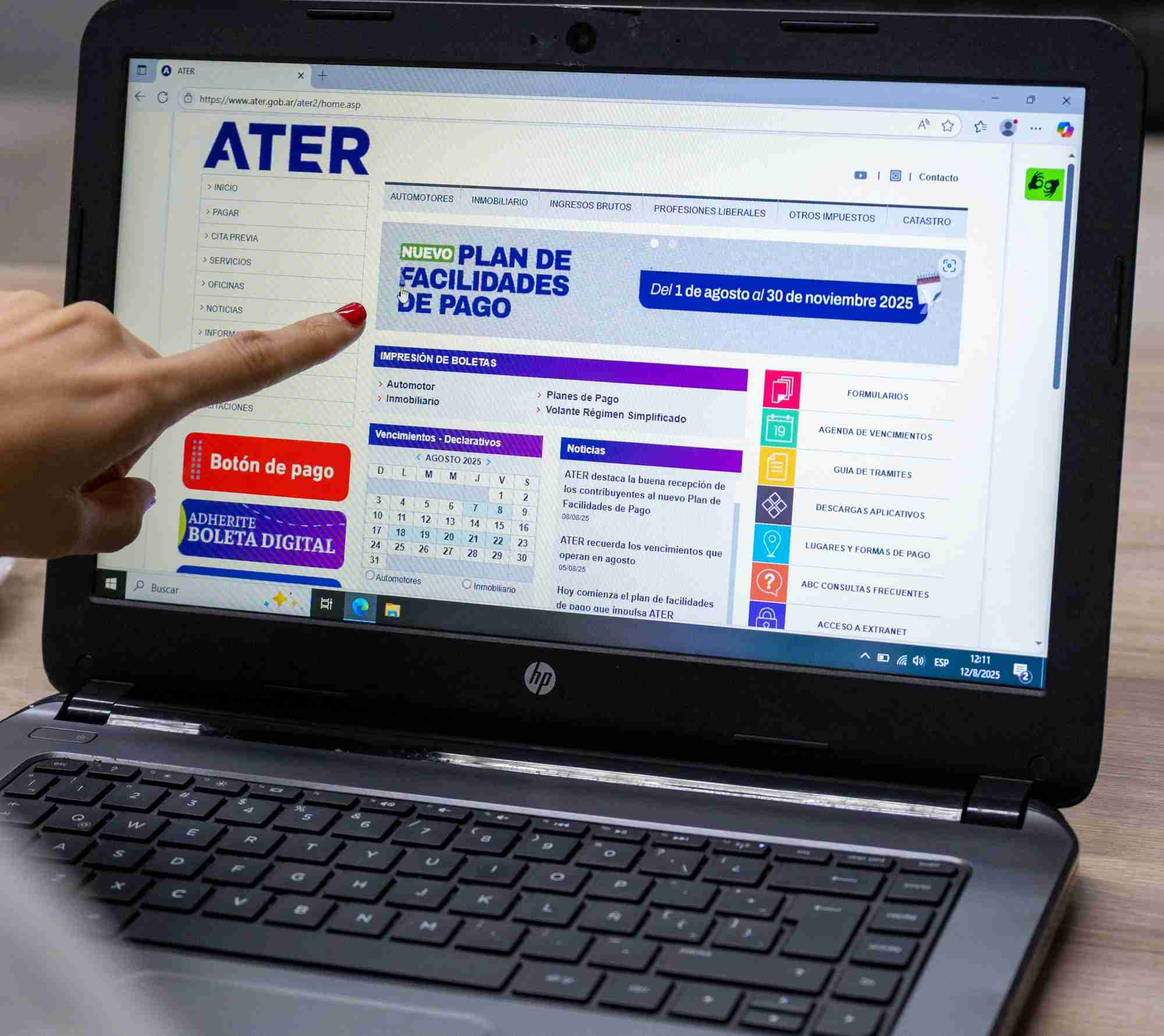 En septiembre cierra la primera etapa del Plan de Facilidades de Pago de ATER