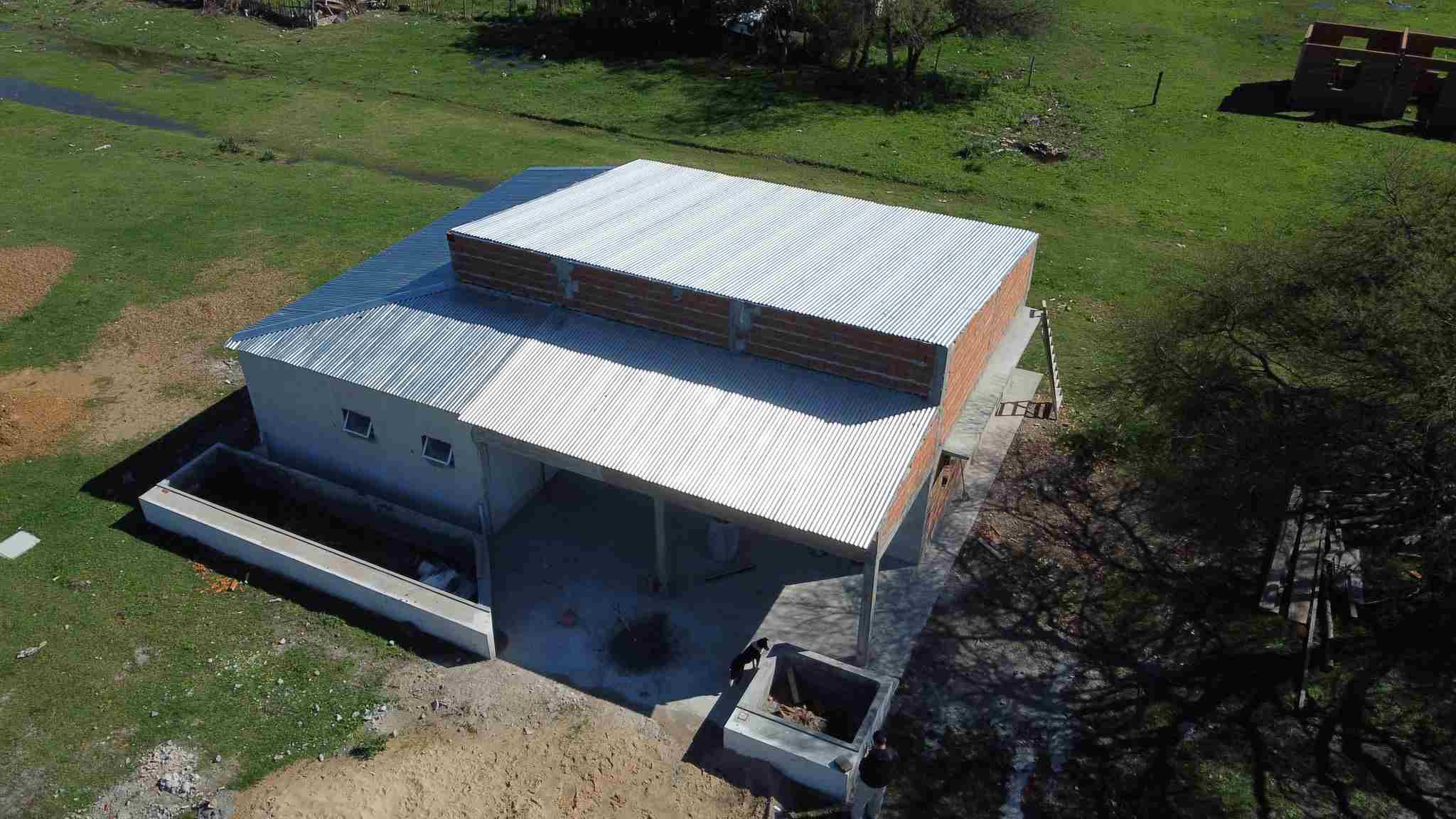 En Feliciano avanzan las obras del Centro Comunitario en Barrio Bernardino Pereyra