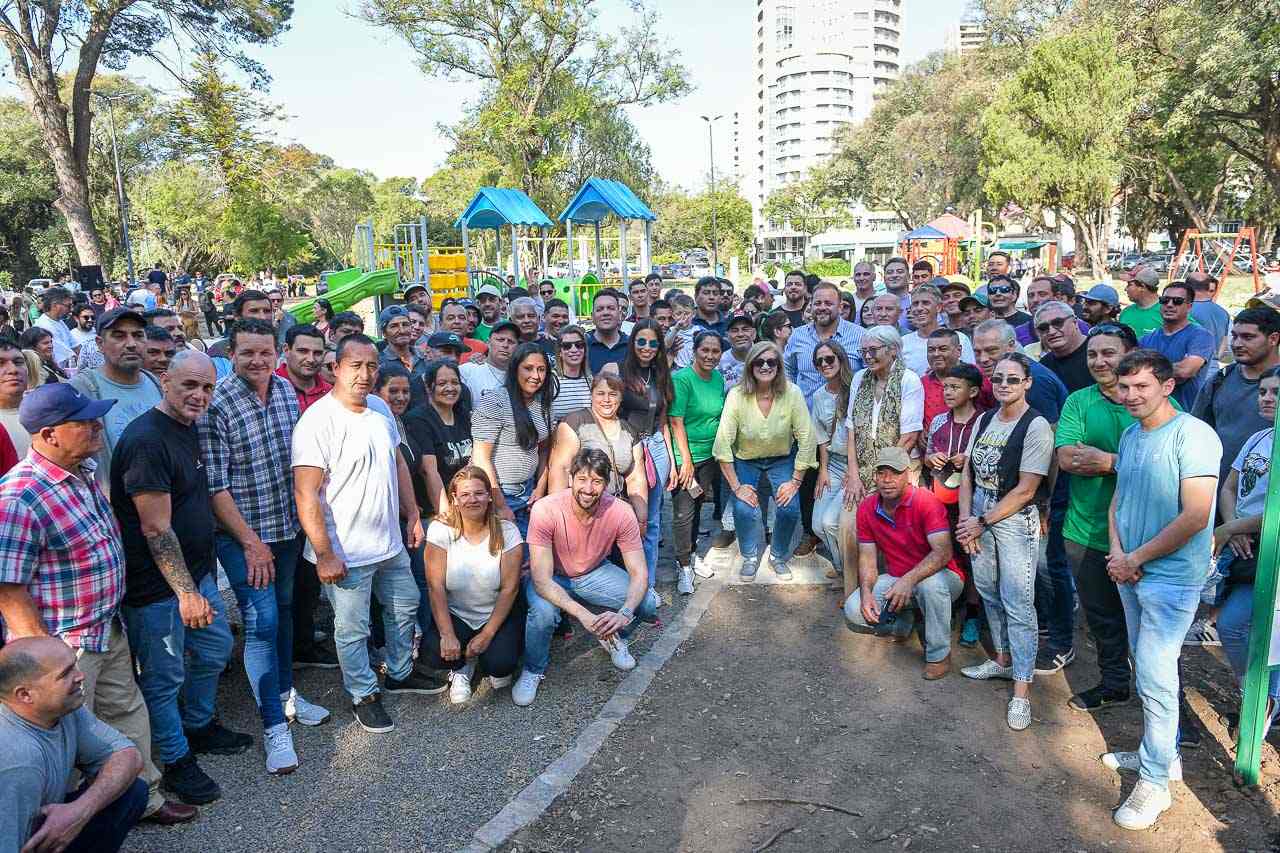 Se inauguró en Paraná la obra de remodelación del Parque Infantil Apolinario Osinalde 