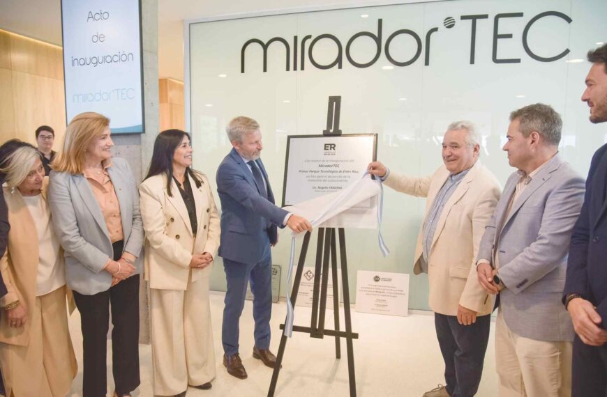 Inauguró el Mirador Tec, el primer Parque Tecnológico de Entre Ríos