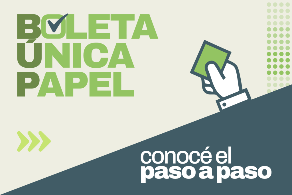 La Boleta Única de Papel se estrena en la provincia el 26 de octubre
