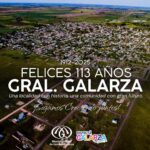 General Galarza celebra 113 años de historia, trabajo y comunidad