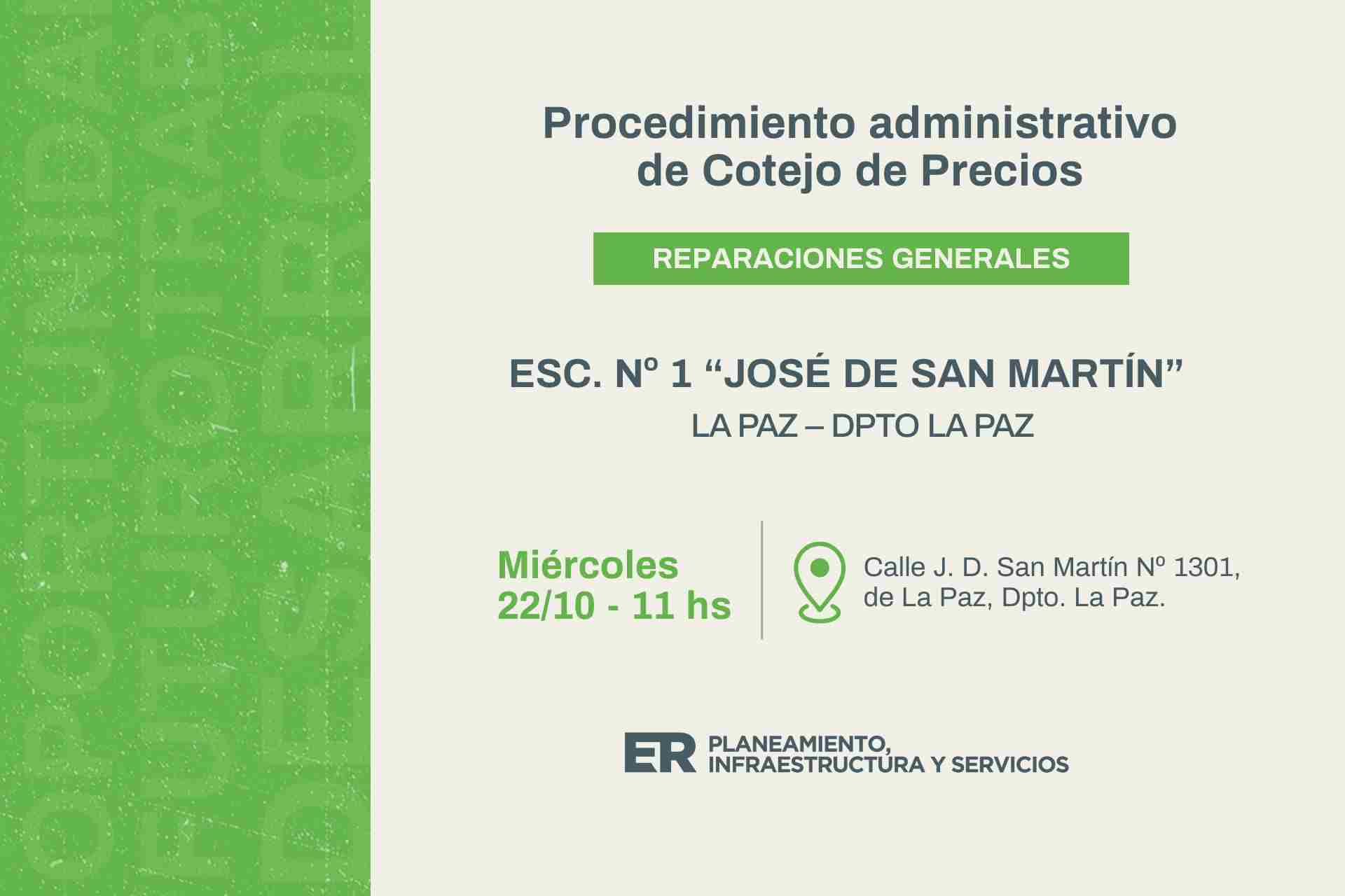 Con mejoras en la instalación eléctrica, se intervendrá escuela de La Paz