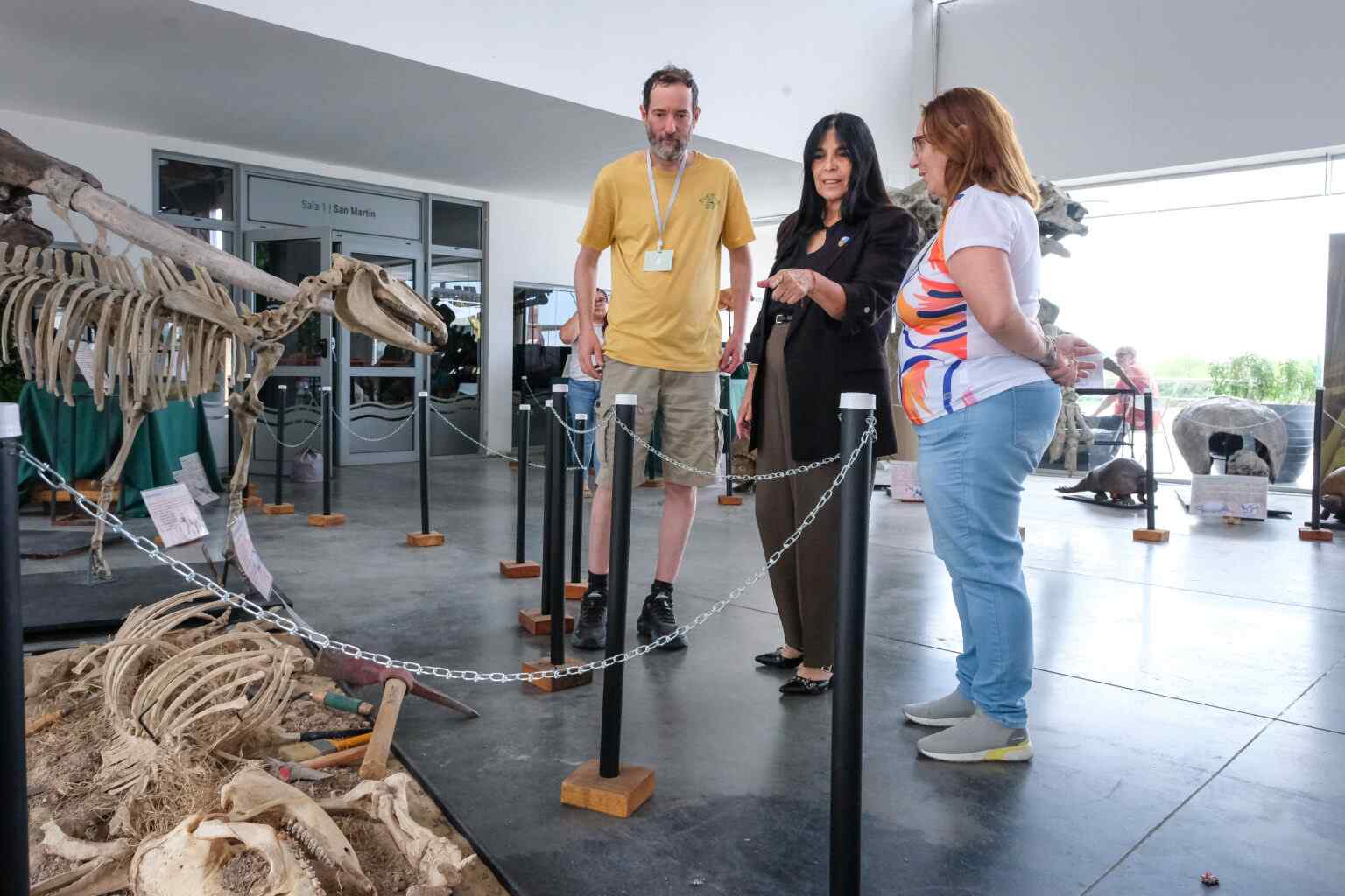 Aluani visitó el XIII Congreso de la Asociación Paleontológica Argentina