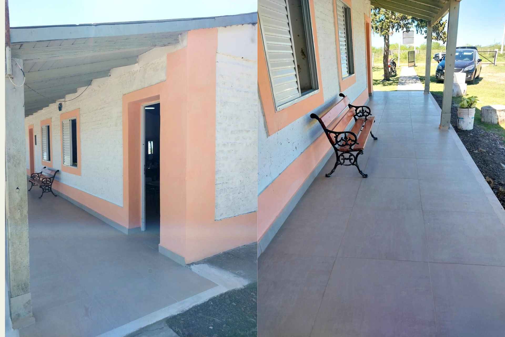 Repararon sectores sanitarios y estructurales en una escuela rural de Feliciano