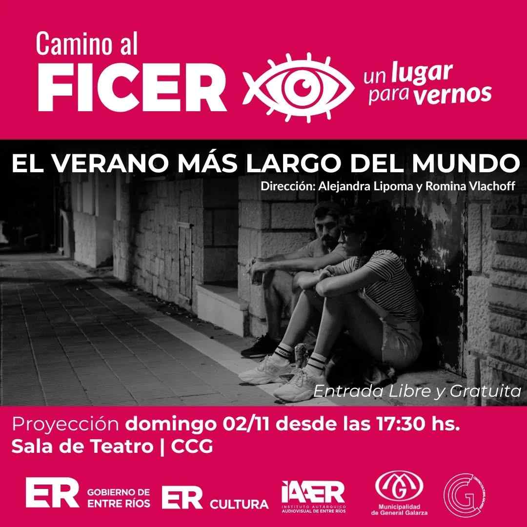 Camino al FICER presenta cine gratuito en Galarza con “El verano más largo del mundo”