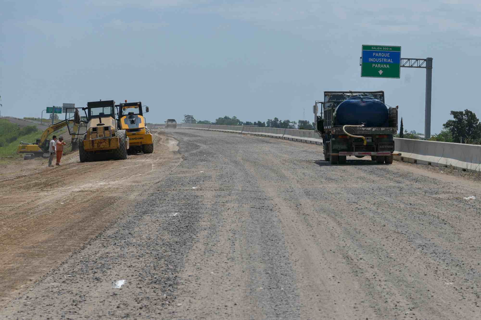 La Municipalidad de Paraná reactiva la obra de la Ruta 12 y mejora el acceso al Parque Industrial