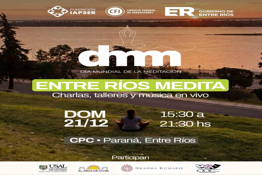 La provincia promueve el bienestar individual y colectivo con el evento Entre Ríos Medita