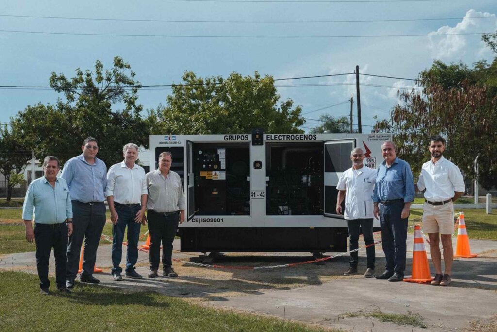 El hospital de Chajarí recibió un nuevo grupo electrógeno para potenciar sus servicios