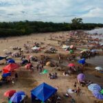 Fin de semana récord en las playas uruguayenses