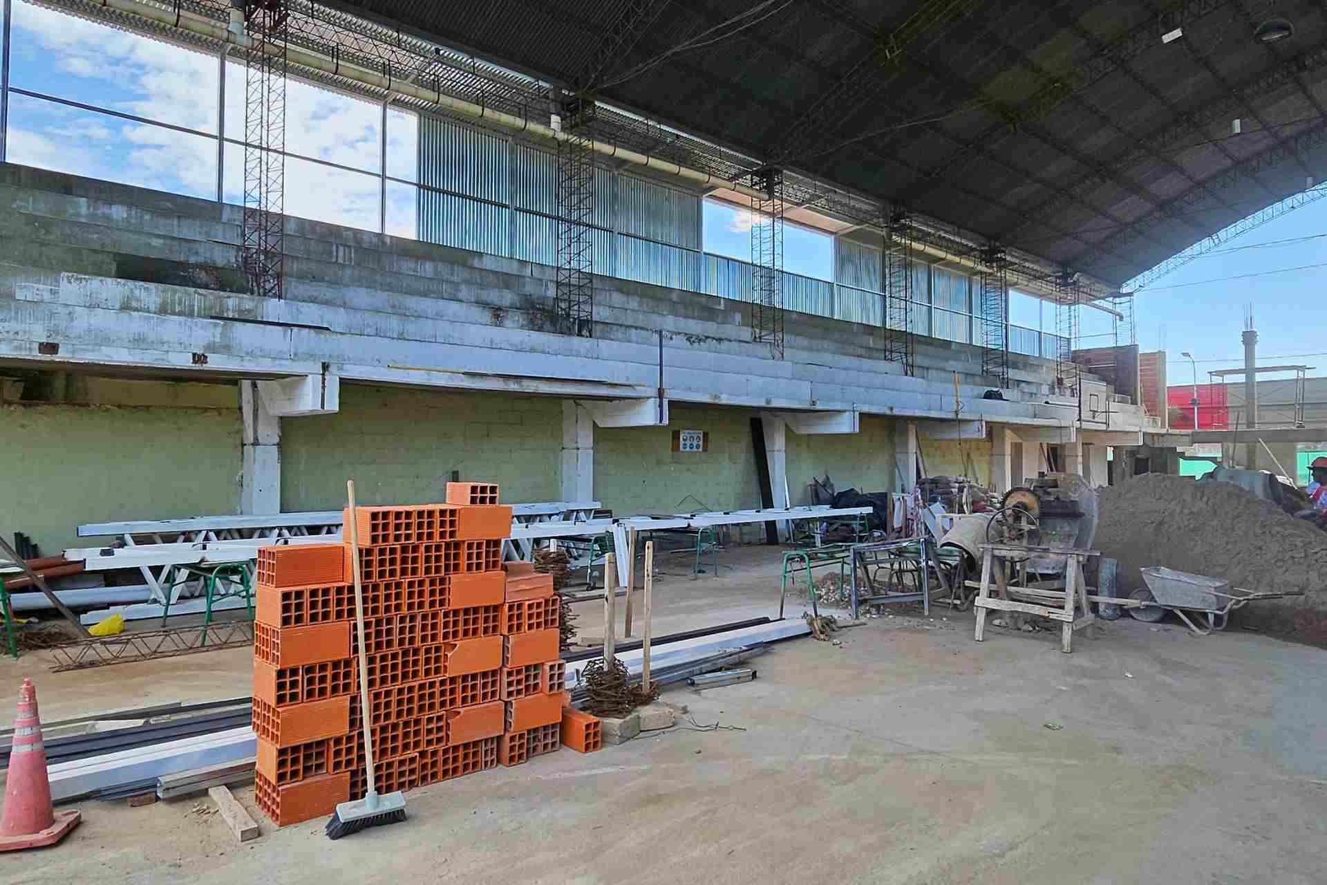 Se ejecutan obras en gimnasio escolar en Concordia