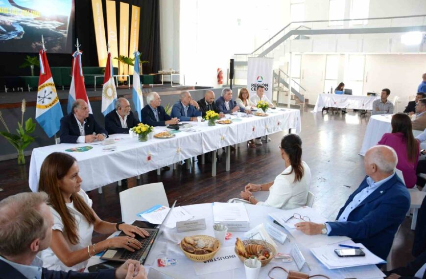 El Gabinete Productivo de la Región Centro definió una agenda común para fortalecer la competitividad regional