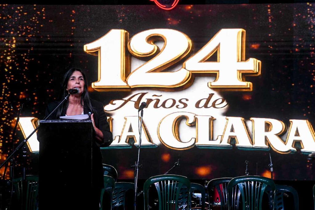 La vicegobernadora participó de los festejos del aniversario de Villa Clara