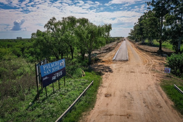 Avanzan los trabajos de rehabilitación en el acceso al Palacio San José