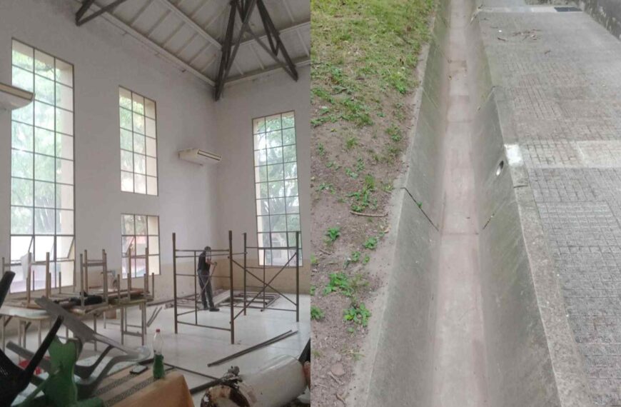 Se ejecutan obras en las instalaciones de la escuela Del Centenario de Paraná