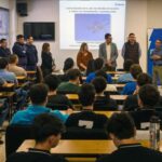 Enersa brindó una charla sobre el uso de drones a estudiantes de escuela técnica