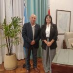 El Presidente Municipal de General Galarza se reunió con la vicegobernadora Alicia Aluani