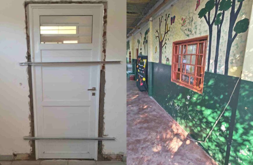 Se reparan sectores de sanitarios y cocina en escuela de Estación Yuquerí