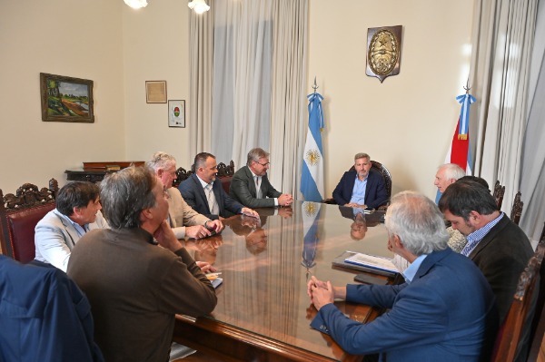 Frigerio se reunió con autoridades de ACA para analizar inversiones y logística productiva en la provincia