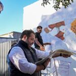 Con identidad entrerriana y color en las calles, empezó el 4° Encuentro Provincial de Muralismo en Maciá