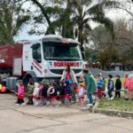 Maciá celebró el Día Nacional del Bombero Voluntario con acto y caravana