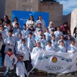 Estudiantes de Islas del Ibicuy realizaron la promesa de lealtad a la Bandera en Rosario