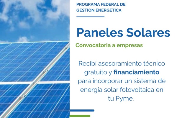 Convocan a participar de un programa federal para la optimización del gasto energético