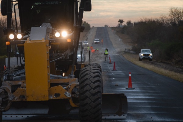 La rehabilitación de la ruta provincial 10 alcanza un 84 por ciento