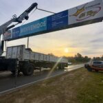 San José renovó su cartel de ingreso sobre la Ruta Provincial Nº 130