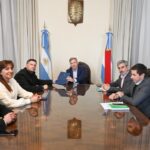 Frigerio firmó con el intendente de Feliciano un convenio para financiar obras de infraestructura sanitaria
