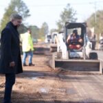 El gobernador recorrió las obras que se realizan en las rutas provinciales 4 y 22