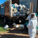 Clausura y multa millonaria por acopio ilegal de envases de fitosanitarios en Rosario del Tala