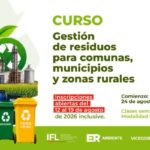 Inscripciones abiertas para el curso “Gestión de Residuos para Comunas, Municipios y Zonas Rurales”