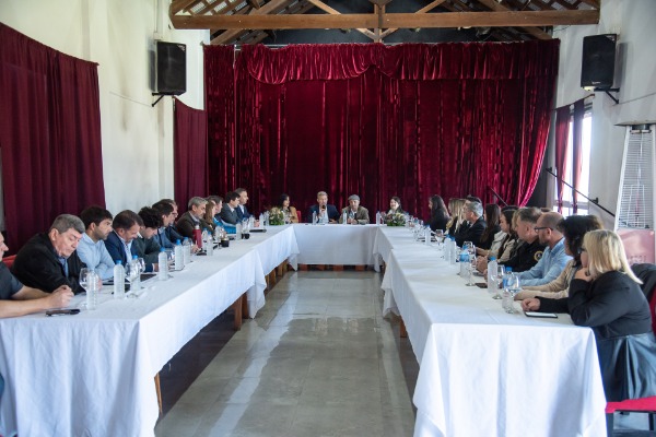 Frigerio encabezó en General Galarza una nueva reunión de gabinete con funcionarios provinciales y municipales