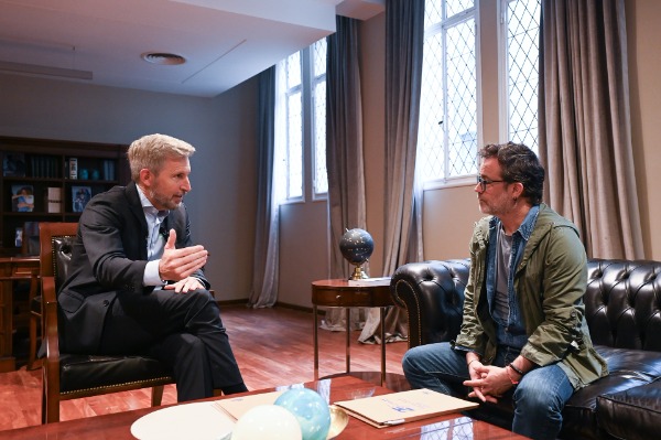 Frigerio firmó un convenio con La Casa de la Cultura de la Calle para fortalecer la prevención de adicciones y el cuidado de la salud mental