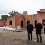 Avanza la construcción de 10 viviendas en Gobernador Mansilla