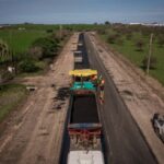 Continúa el asfaltado de la Ruta 23 entre los departamentos Uruguay y Colòn