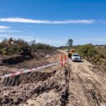 Comenzó la construcción de una calzada sumergible entre Concordia y Federación